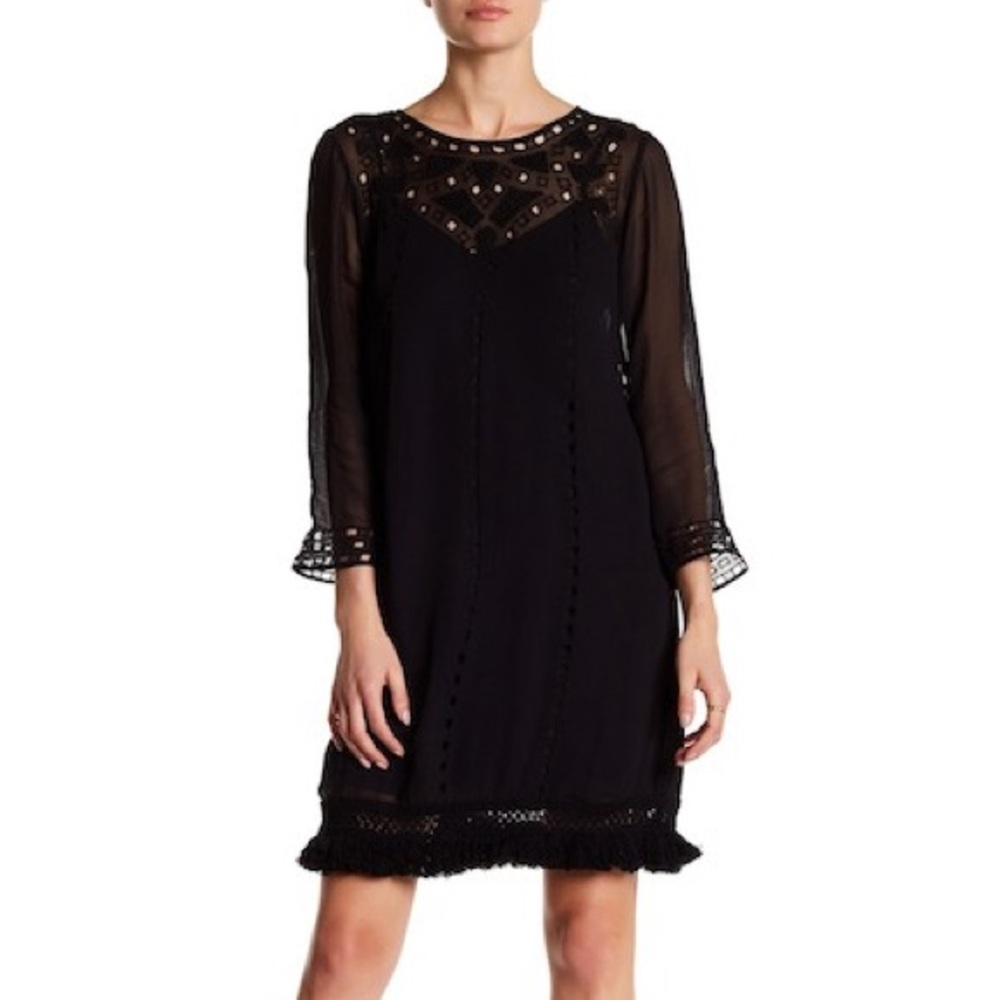 Joie embroidered dress